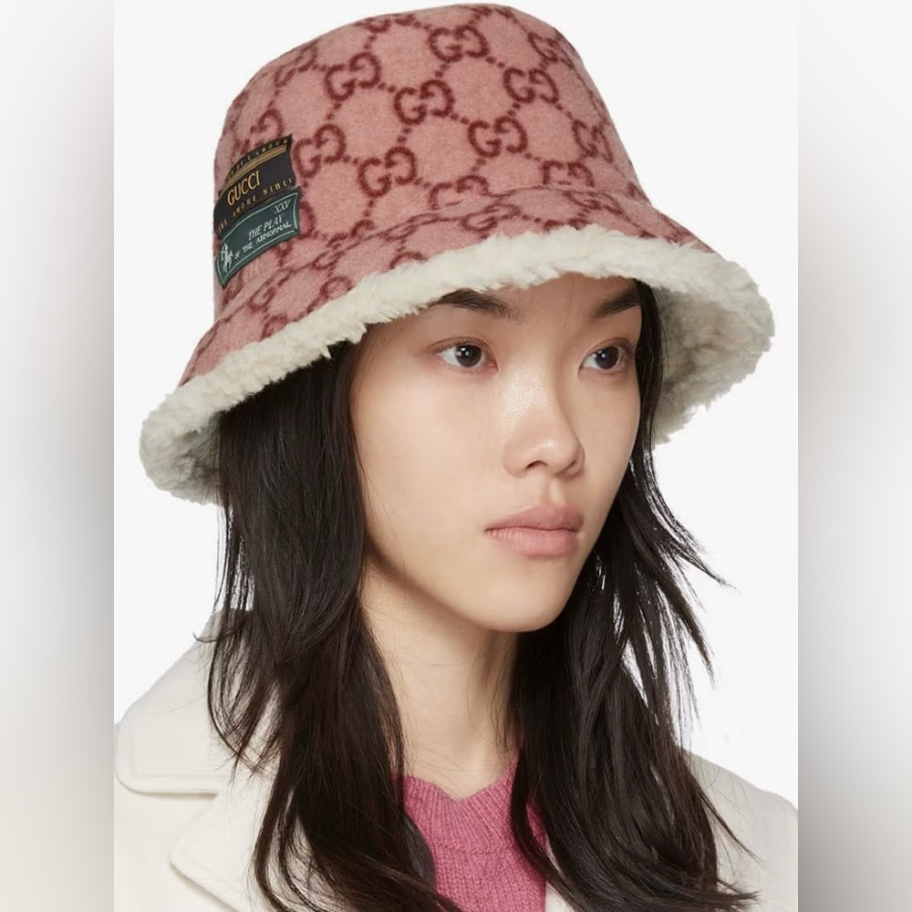Gucci GG Monogram Wool Bucket Hat